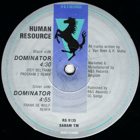 Human Resource - Dominator (The Remixes) (1991)