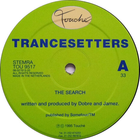 Trancesetters - The Search (1995)