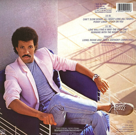 Lionel Richie - Can&#039;t Slow Down (1983)