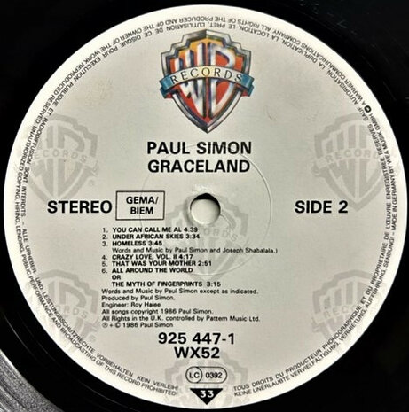 Paul Simon - Graceland (1986)