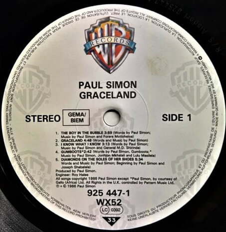 Paul Simon - Graceland (1986)