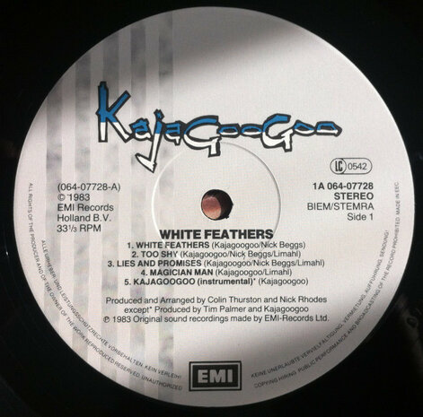 KajaGooGoo - White Feathers (1983)