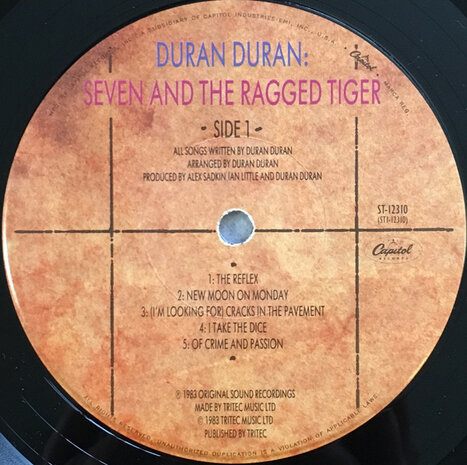 Duran Duran - Seven And The Ragged Tiger (1983)