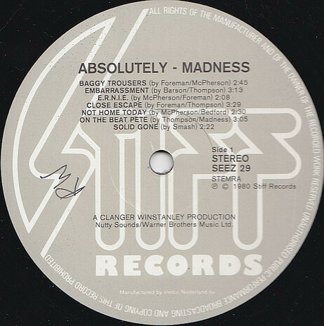 Madness - Absolutely (1980)