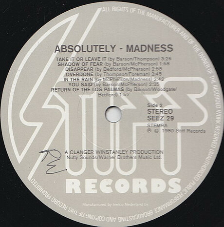 Madness - Absolutely (1980)