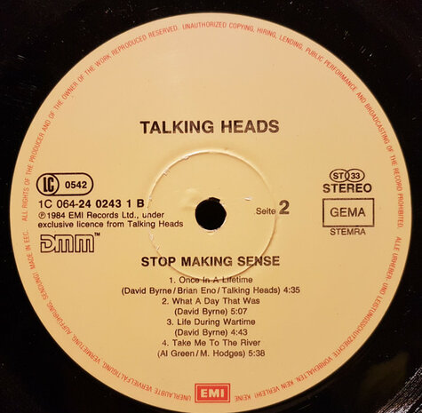 Talking Heads - Stop Making Sense (1984)