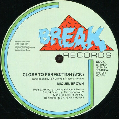 Miquel Brown - Close To Perfection (1985)