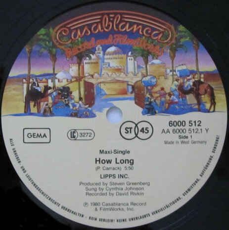 Lipps, Inc. - How Long / There They Are (1980)