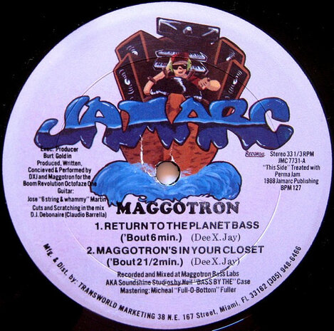 Maggotron - Return To The Planet Bass (1988)