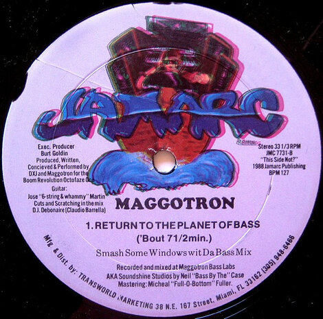 Maggotron - Return To The Planet Bass (1988)