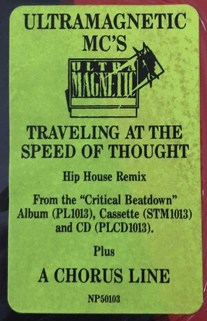 Ultramagnetic MC&#039;s - Traveling At The Speed Of Thought / A Chorus Line (1989)