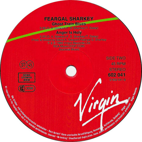 Feargal Sharkey - A Good Heart (1985)