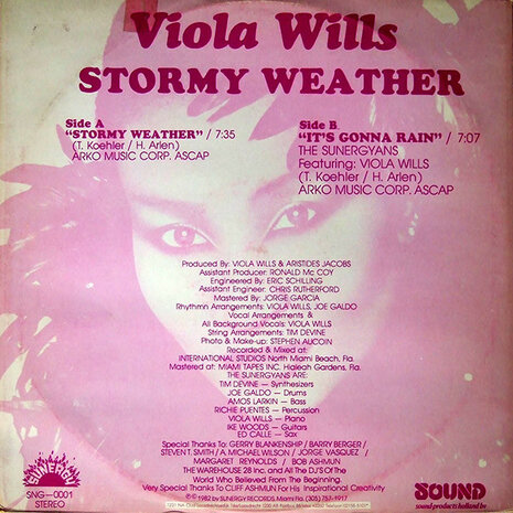 Viola Wills - Stormy Weather (1982)