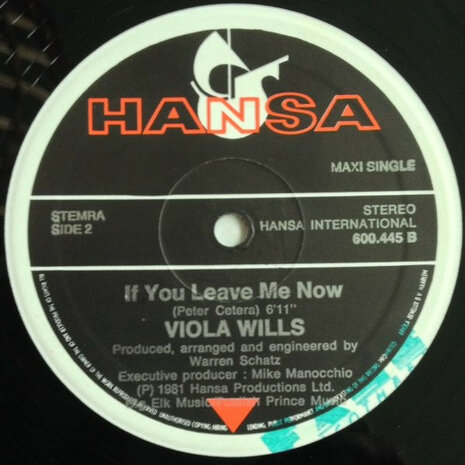 Viola Wills - If You Leave Me Now / I Can&#039;t Stay Away From You (1981)