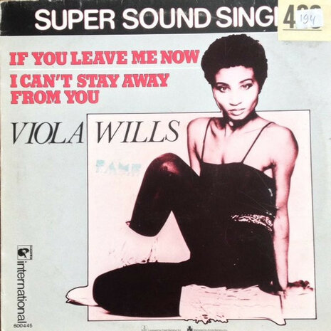 Viola Wills - If You Leave Me Now / I Can&#039;t Stay Away From You (1981)