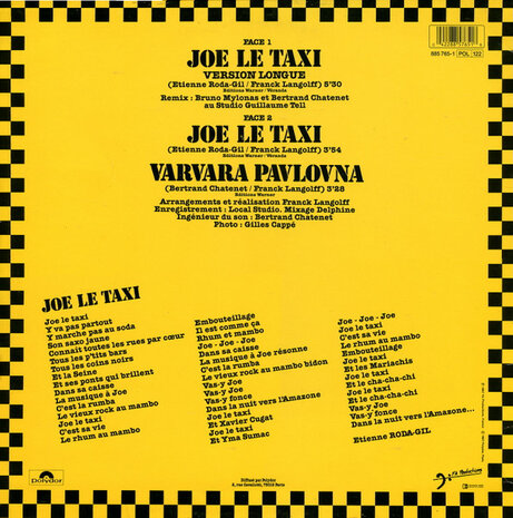 Vanessa Paradis - Joe Le Taxi (1987)