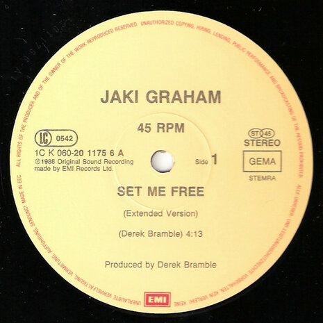 Jaki Graham - Set Me Free (Extended Version) (1986)