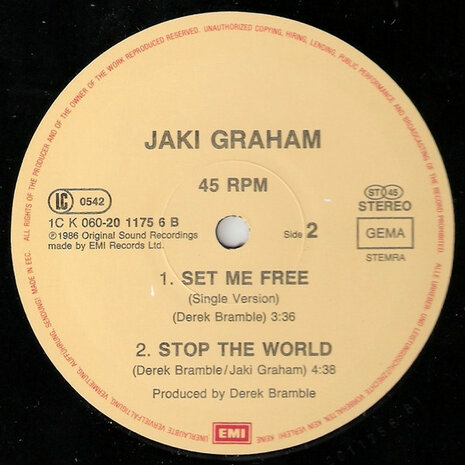 Jaki Graham - Set Me Free (Extended Version) (1986)