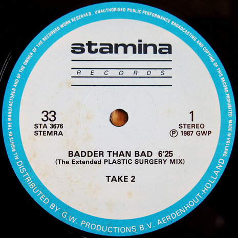 Take 2 - Badder Than Bad (1987)