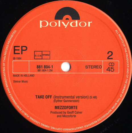 Mezzoforte - Take Off (1985)