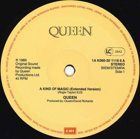 Queen - A Kind Of Magic (Extended Version) (1986)