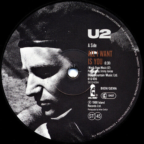 U2 - All I Want Is You (1989)