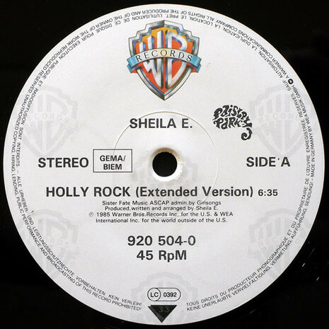 Sheila E. - Holly Rock (1986)