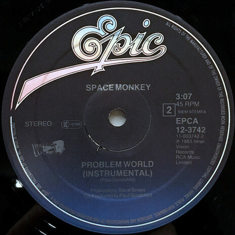 Space Monkey - Can&#039;t Stop Running (1983)