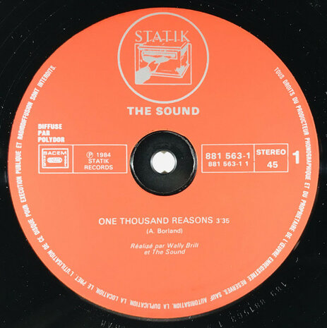 The Sound - One Thousand Reasons (1984)