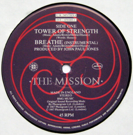 The Mission - Tower Of Strength (1988)