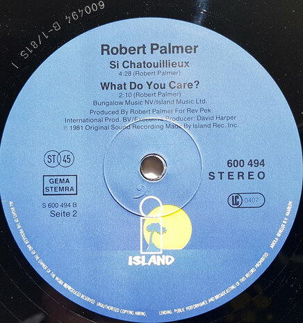 Robert Palmer - Some Guys Have All The Luck (1981)