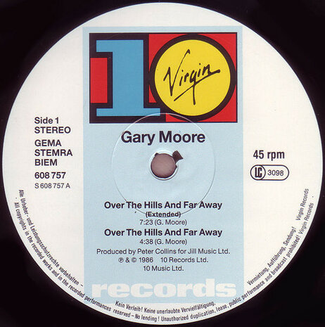 Gary Moore - Over The Hills And Far Away (1986)