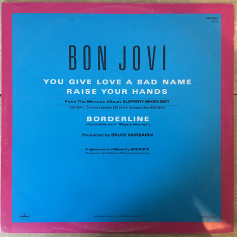 Bon Jovi - You Give Love A Bad Name (1986)