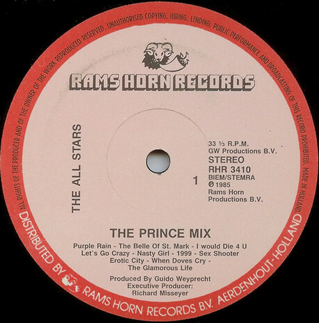 The All Stars - The Prince Mix (1985)