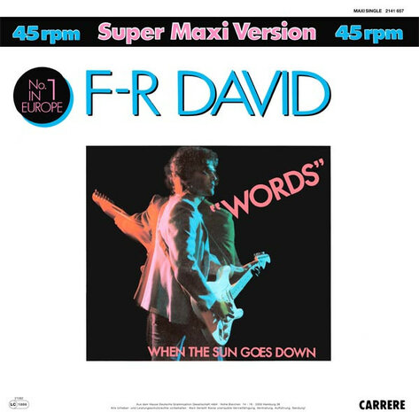 F.R. David - Words (1982)