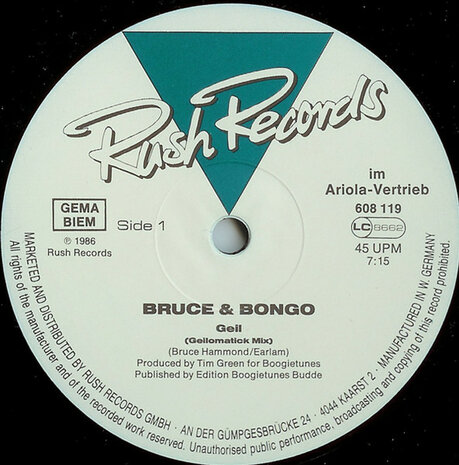 Bruce &amp; Bongo - Geil (1986)