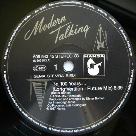 Modern Talking - In 100 Years... (Long Version - Future Mix) (1987)