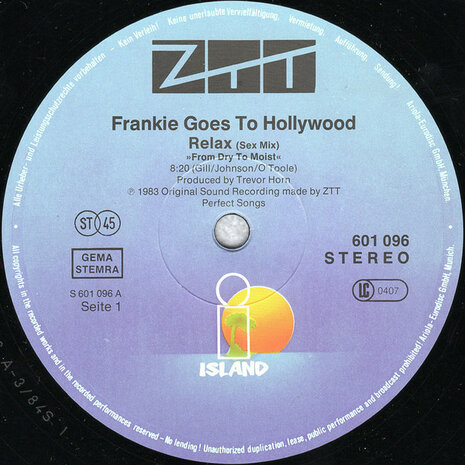 Frankie Goes To Hollywood - Relax (1984)