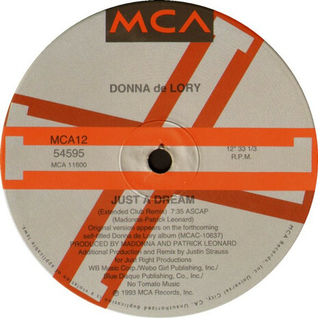 Donna de Lory - Just A Dream (1993)