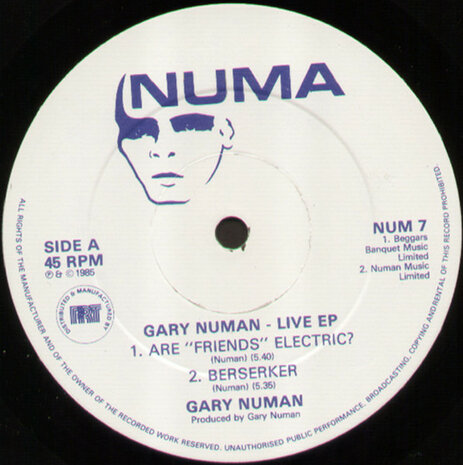 Gary Numan - The Live EP (1985)