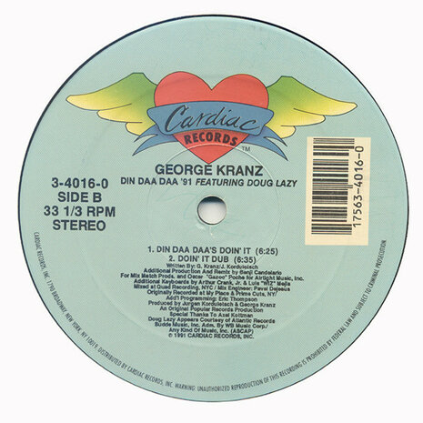 George Kranz Featuring Doug Lazy - Din Daa Daa &#039;91 (1991)