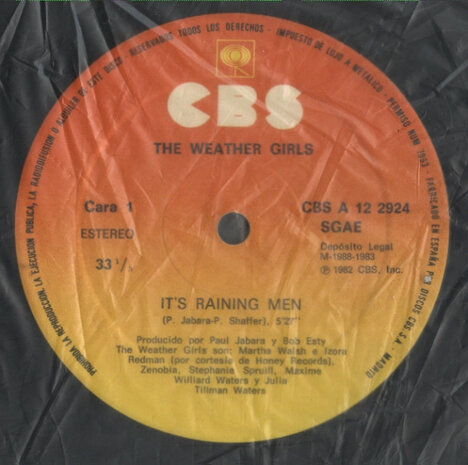The Weather Girls - It&#039;s Raining Men (1983)