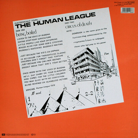 The Human League - Being Boiled / Circus Of Death (1986)