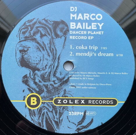 Marco Bailey - Dancer Planet Record EP (1995)