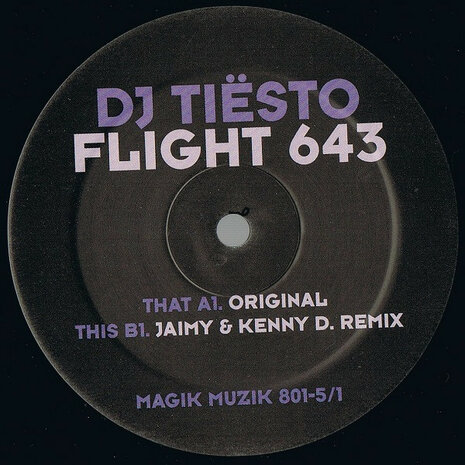 DJ Ti&euml;sto - Flight 643 (2001)