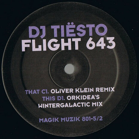 DJ Ti&euml;sto - Flight 643 (2001)