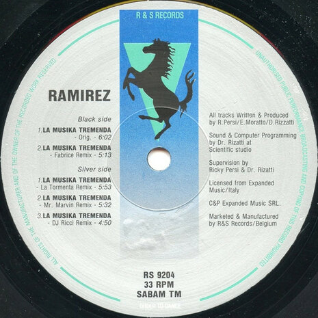 Ramirez - La Musika Tremenda (Original + Remixes) (1992)