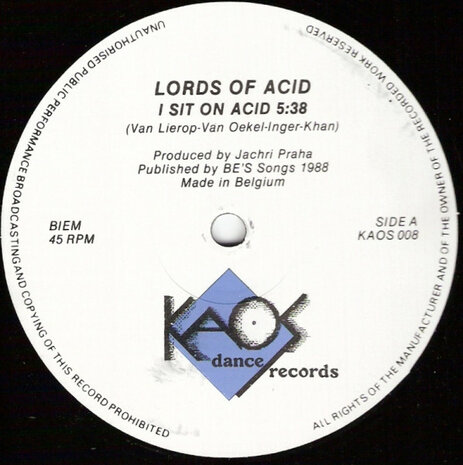 Lords Of Acid - I Sit On Acid (1988)