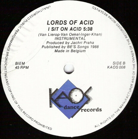 Lords Of Acid - I Sit On Acid (1988)