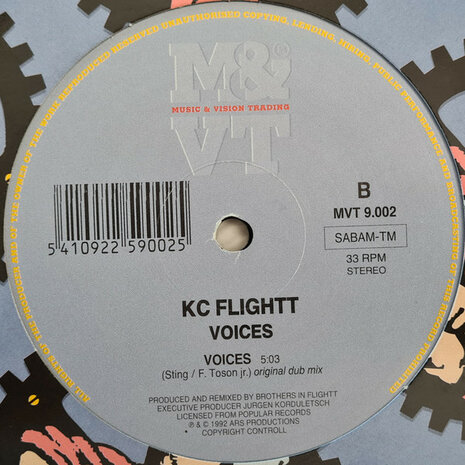 KC Flightt - Voices (Remix By Wonka) (1992)